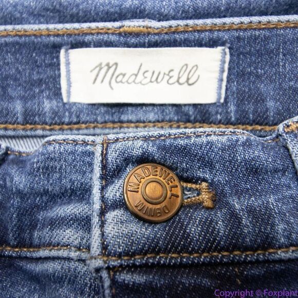 Madewell Petite 10" High-Rise Skinny Jeans in Wendover Wash, 27P - Picture 11 of 16